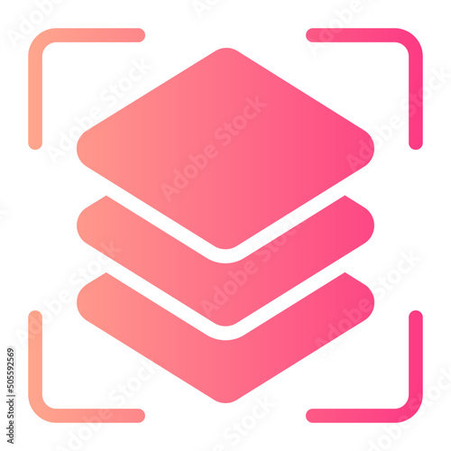 layer gradient icon