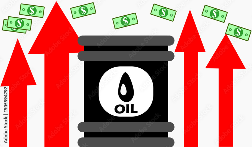 Φωτογραφία rising the price of oil, oil barrel, petro dollar uptrend, rising crude oil pric