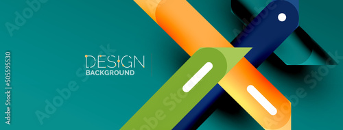 Background overlapping lines. Dynamic lines abstract wallpaper. Straight lines composition vector illustration for wallpaper banner background or landing page