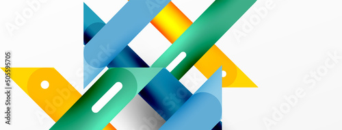 Background overlapping lines. Dynamic lines abstract wallpaper. Straight lines composition vector illustration for wallpaper banner background or landing page