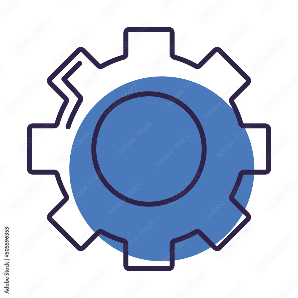 blue gear design