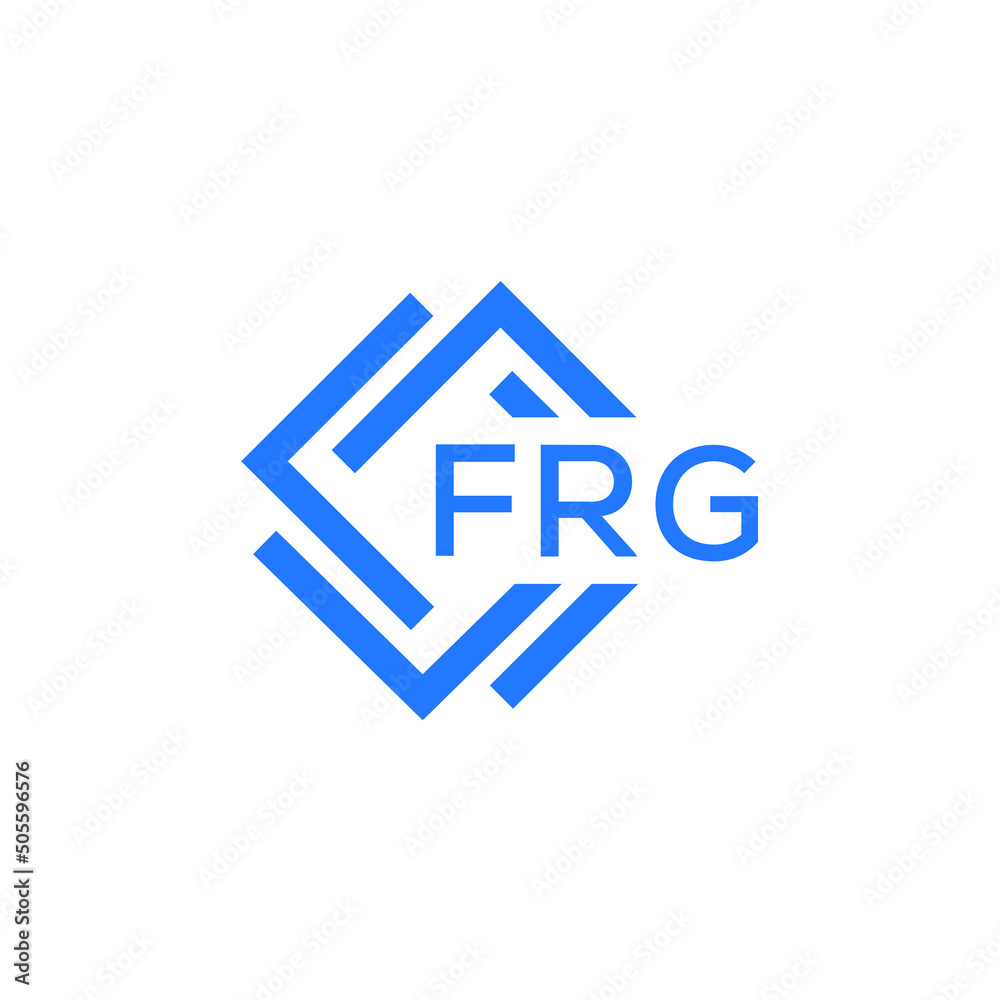 FRG technology letter logo design on white  background. FRG creative initials technology letter logo concept. FRG technology letter design.
