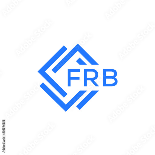 FRB technology letter logo design on white background. FRB creative initials technology letter logo concept. FRB technology letter design. 