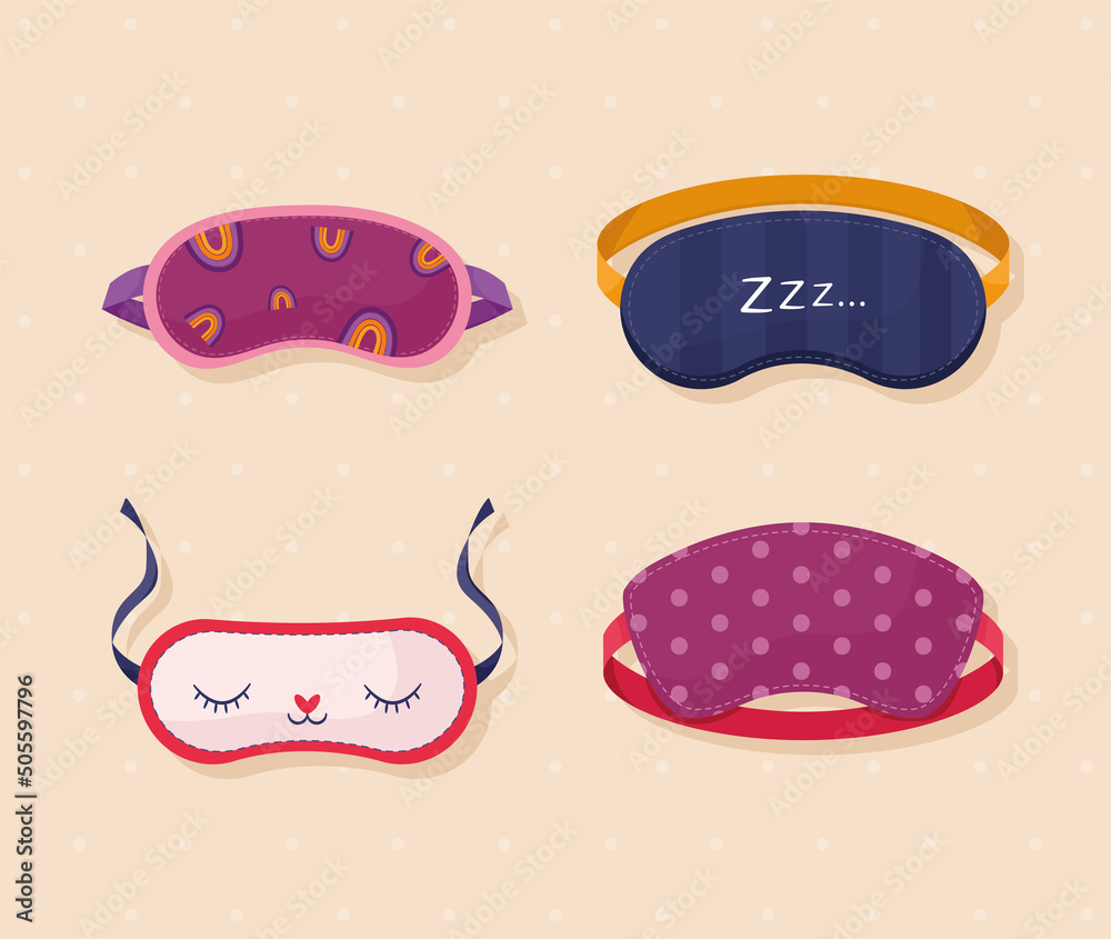 four sleeping mask