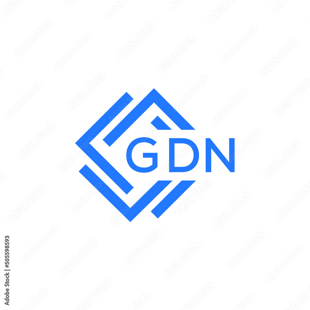 GDN letter logo design on white background. GDN creative initials letter logo concept. GDN letter design. GDN letter logo design on white background. GDN creative initials letter logo concept. GDN letter design.