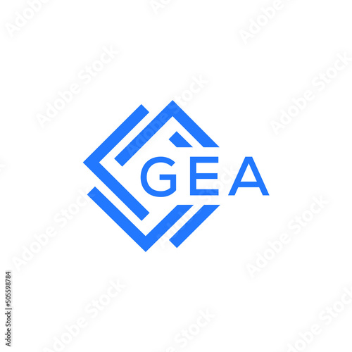 GEA letter logo design on white background. GEA  creative initials letter logo concept. GEA letter design.