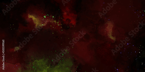 Star field in galaxy space with nebulae  abstract watercolor digital art painting starlight nebula in galaxy at universe. Dark Night Sky Deep Space background - Wide dark outer space multi-coloured.