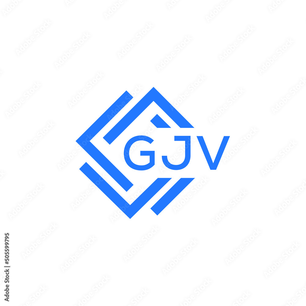 GJV technology letter logo design on white  background. GJV creative initials technology letter logo concept. GJV technology letter design.
