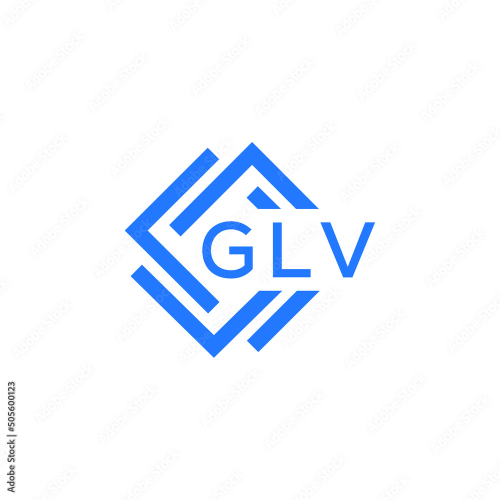 GLV technology letter logo design on white  background. GLV creative initials technology letter logo concept. GLV technology letter design.
