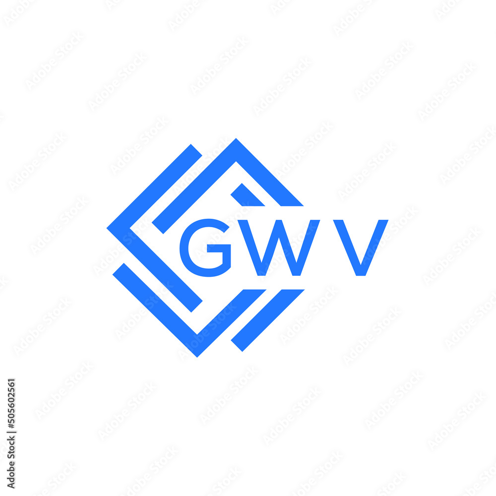GWV letter logo design on white background. GWV creative initials letter logo concept. GWV letter design. GWV letter logo design on white background. GWV creative initials letter logo concept. GWV letter design.
