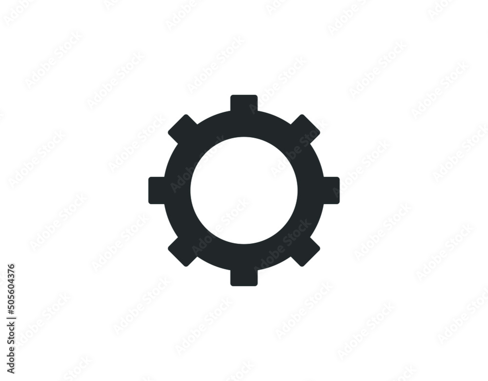Setting Gear icon vector. EPS 10