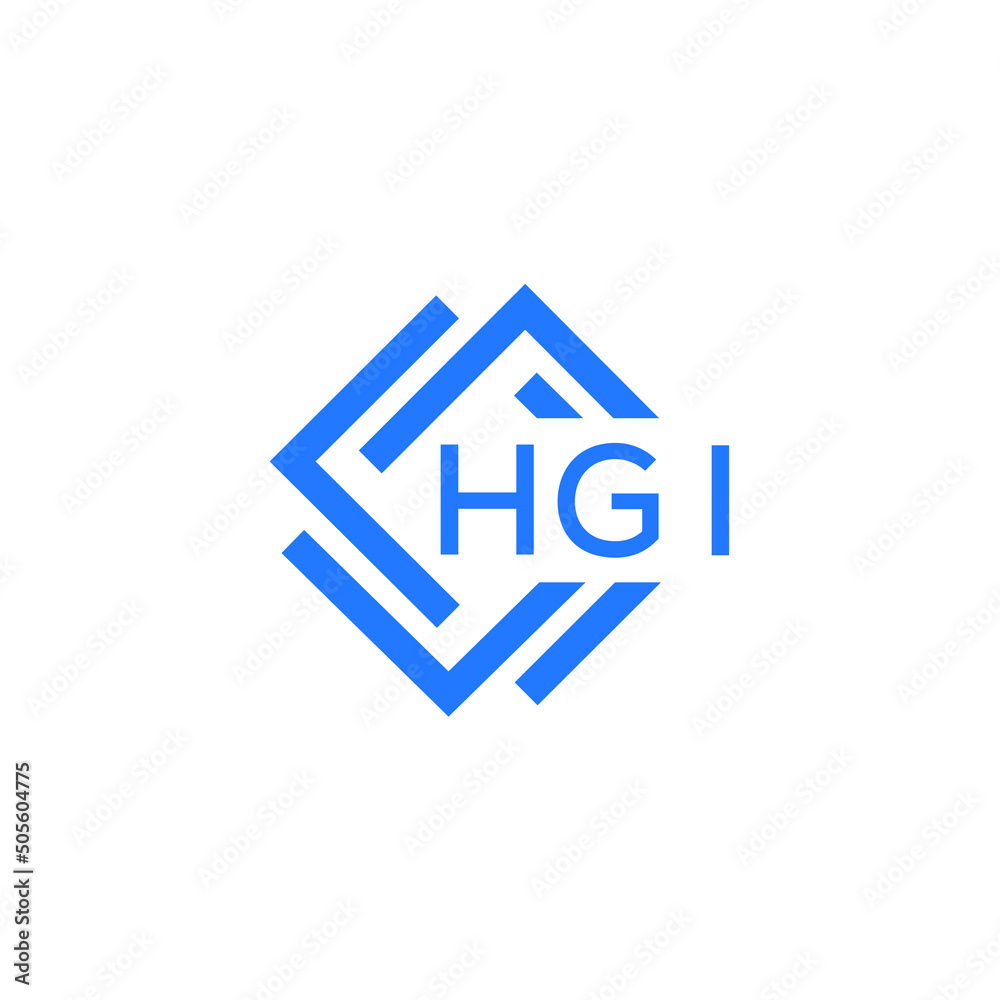 HGI letter logo design on white background. HGI creative initials letter logo concept. HGI letter design. HGI letter logo design on white background. HGI creative initials letter logo concept. HGI letter design.