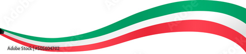 Kuwait flag wave isolated on png or transparent background,Symbol Kuwait. vector illustration