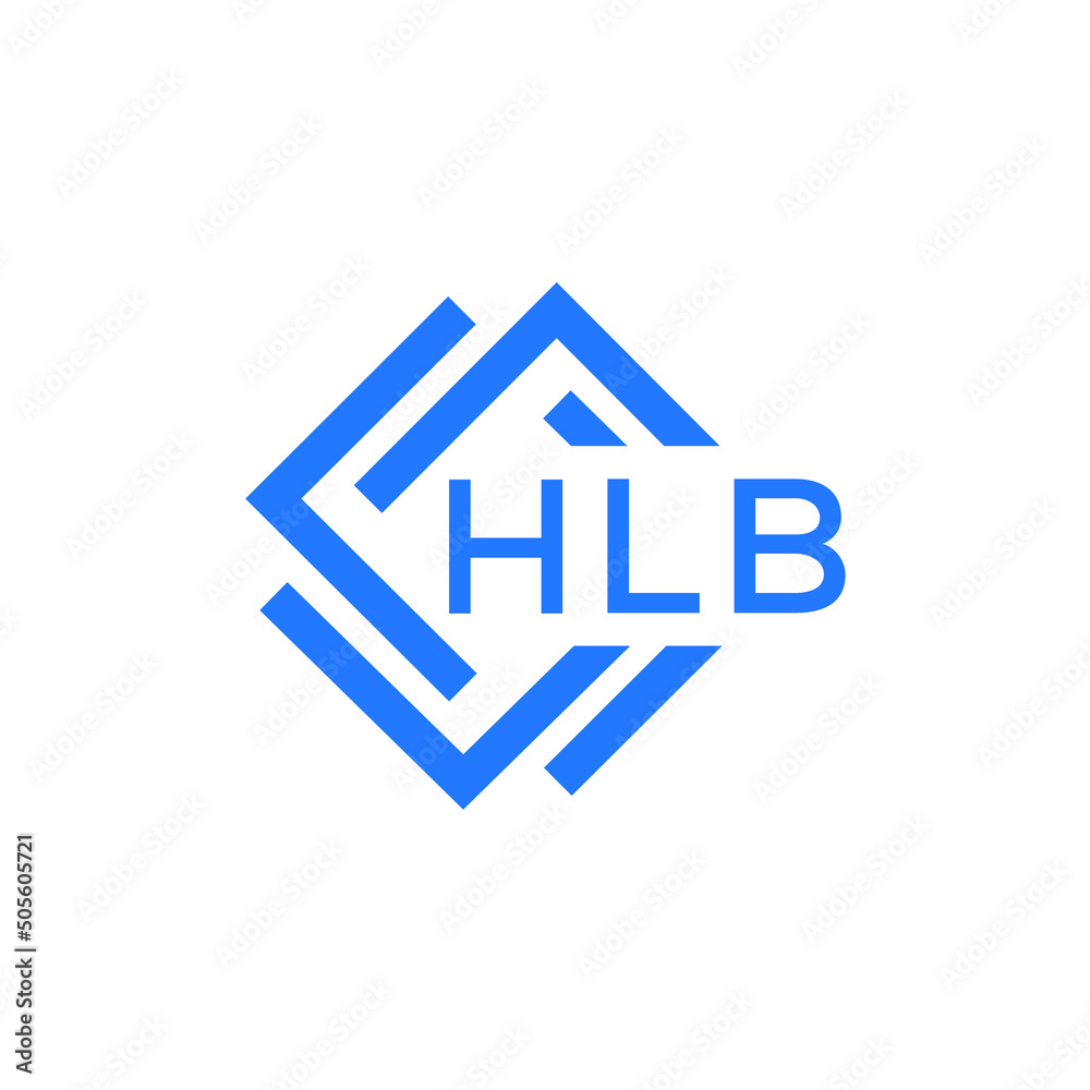 HLB technology letter logo design on white  background. HLB creative initials technology letter logo concept. HLB technology letter design.
