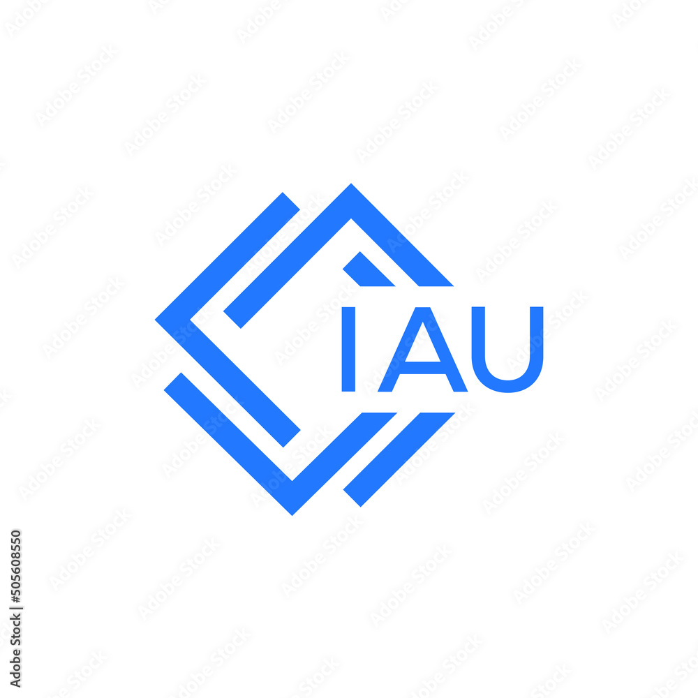 IAU letter logo design on white background. IAU creative initials letter logo concept. IAU letter design. IAU letter logo design on white background. IAU creative initials letter logo concept. IAU letter design.