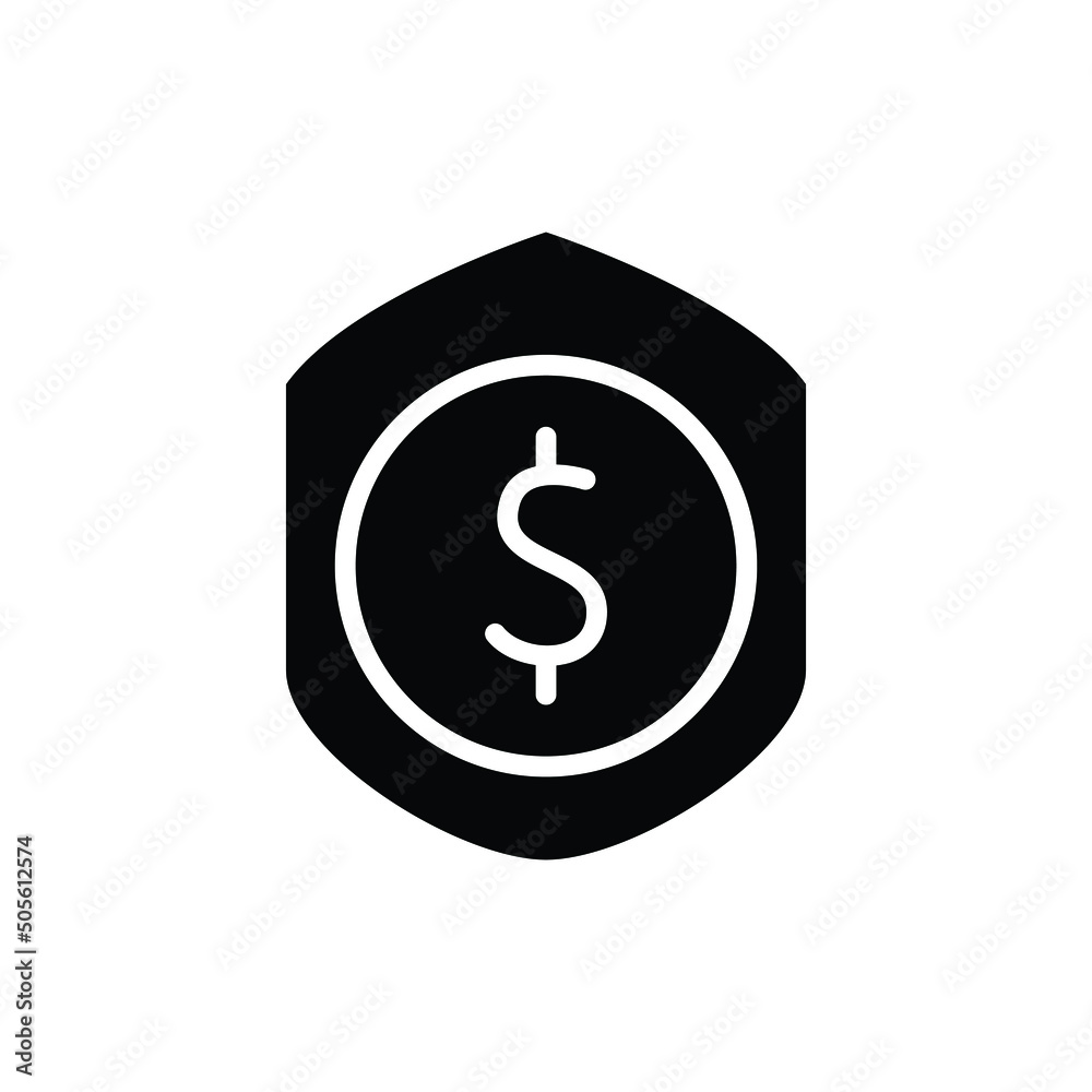 Business insurance icon vector graphic illustration Business insurance icon vector graphic illustration