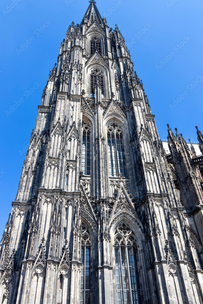 The exterior of the Cologne Cathedral 