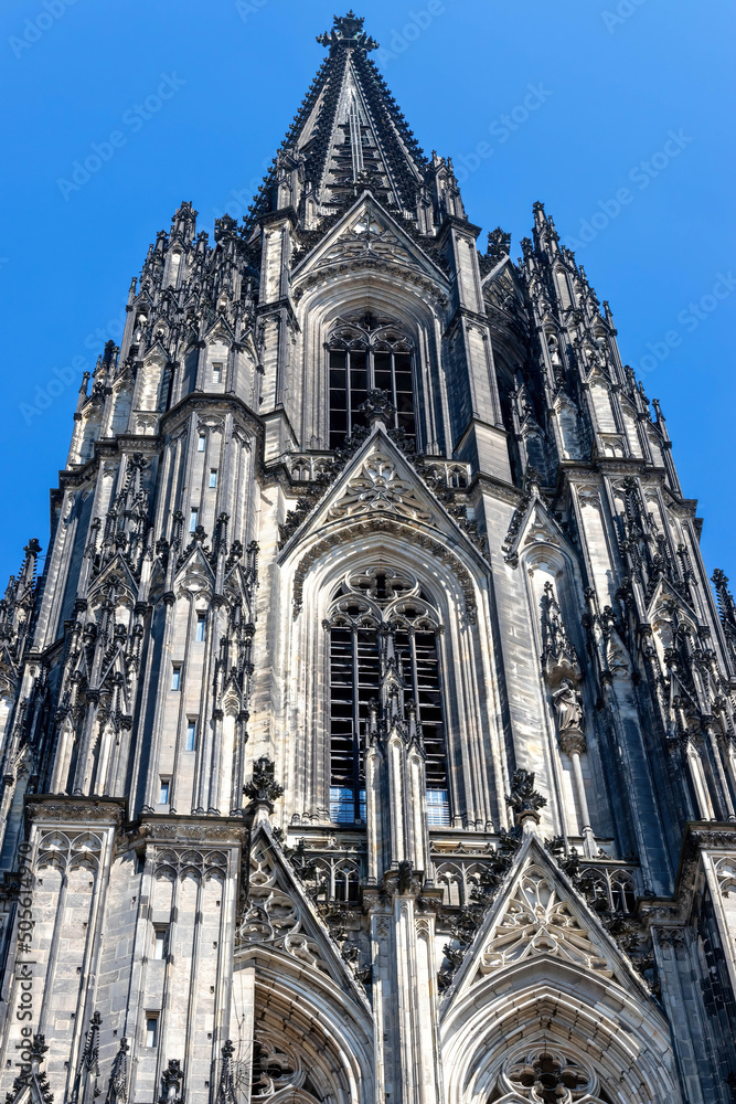 The exterior of the Cologne Cathedral 