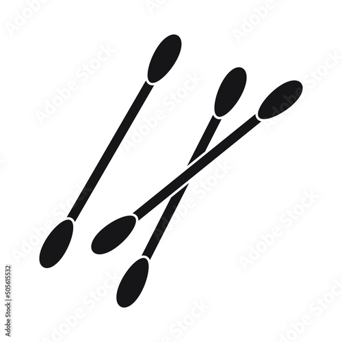 Cotton swabs icon