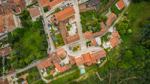 Aerial View of Marostica  Vicenza  Veneto  Italy  Europe