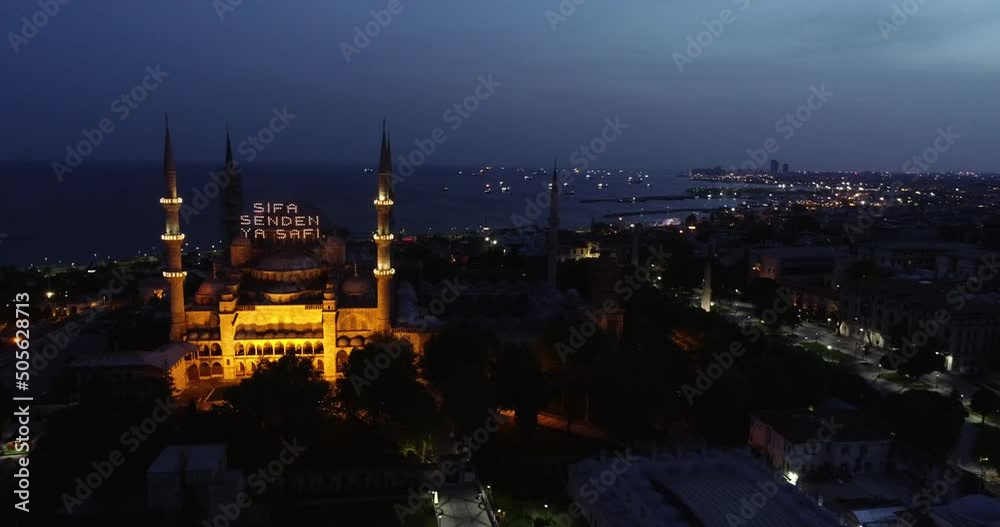 ramadan and sultan ahmet mosque stock video ramadan and sultan ahmet mosque stock video