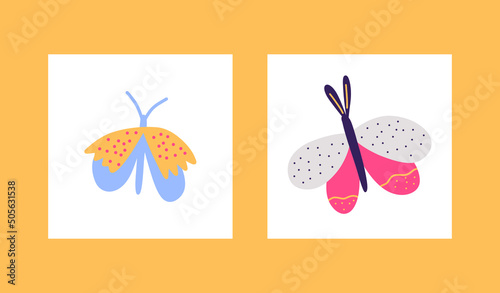 Abstract premade cards collection