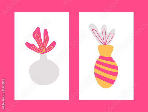 Abstract premade cards collection