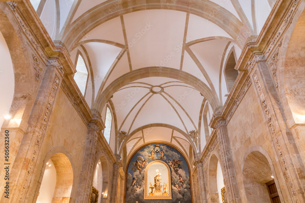 The Church of the Venerable Third Order of Carmen in Salamanca, Spain