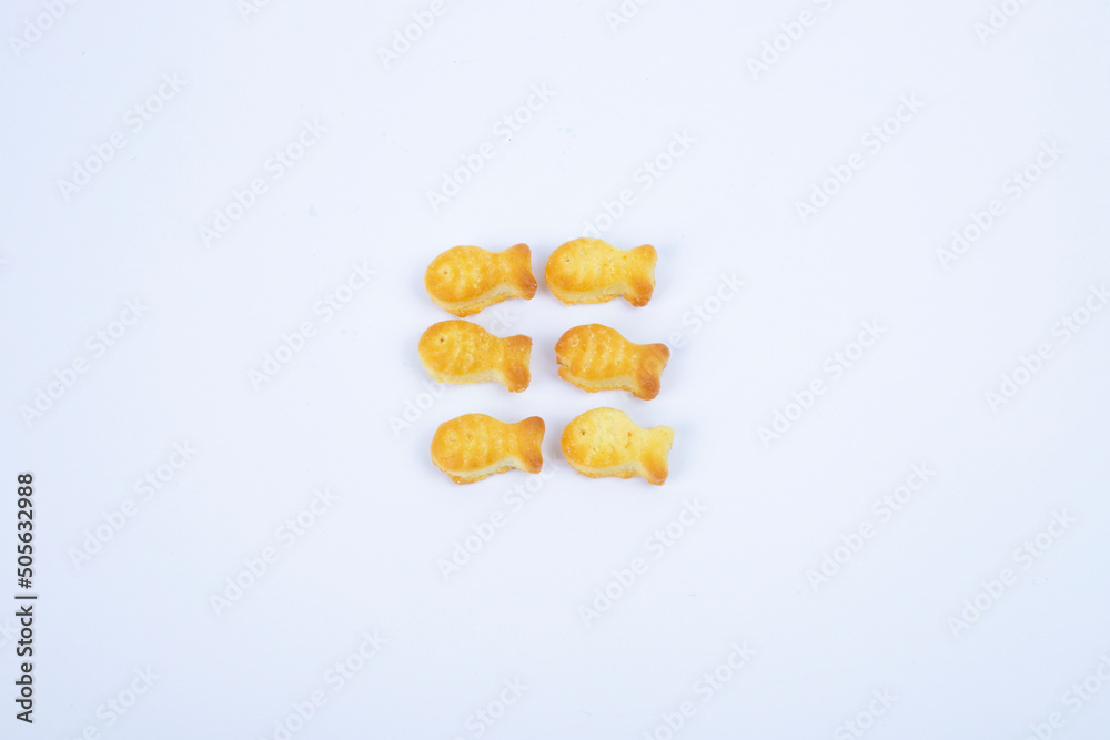 crunchy hard snack pretzels - isolated