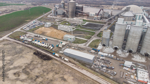 Photography cement factory