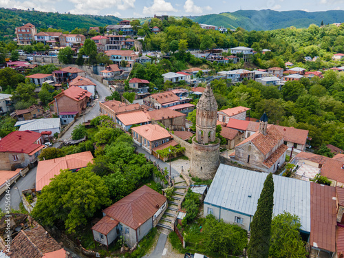 Sighnaghi, Georgia. City of love in the mountains photo