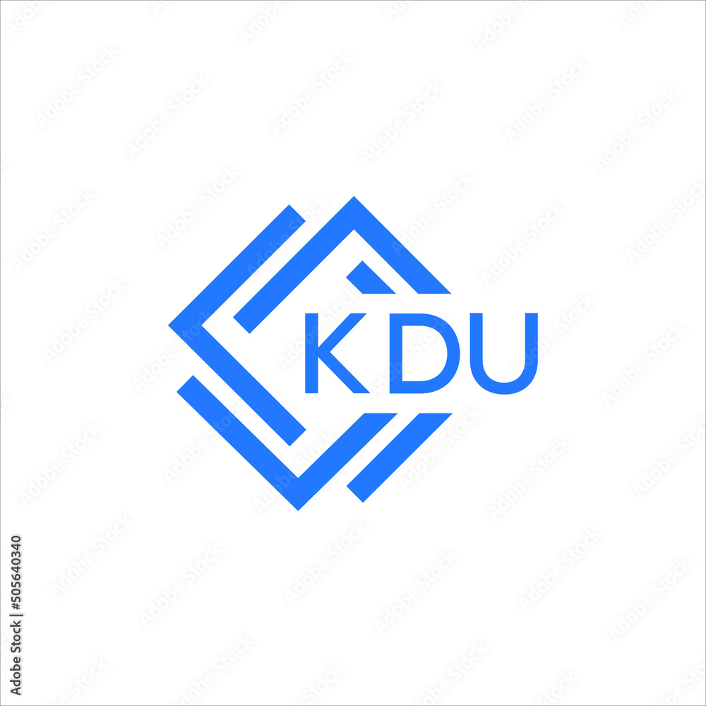 KDU technology letter logo design on white background. KDU creative initials technology letter logo concept. KDU technology letter design. KDU technology letter logo design on white background. KDU creative initials technology letter logo concept. KDU technology letter design.