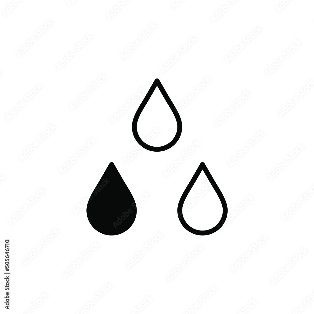 Waterdrop, Water, Droplet, Liquid Solid Line Icon Vector Illustration Logo Template. Suitable For Many Purposes. Waterdrop, Water, Droplet, Liquid Solid Line Icon Vector Illustration Logo Template. Suitable For Many Purposes.
