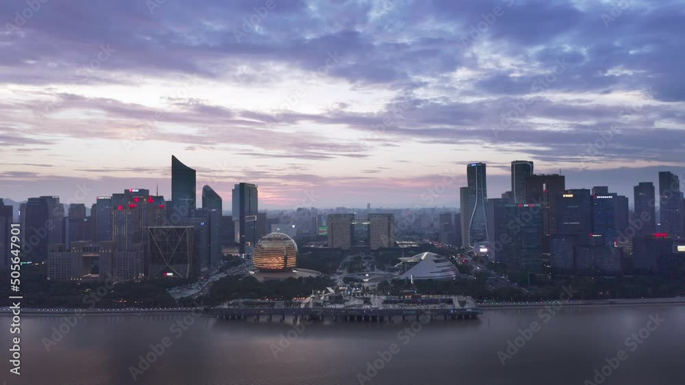 aerial view of modern buildings in qianjiang new city CBD of hangzhou at twilight
aerial view of modern buildings in qianjiang new city CBD of hangzhou at twilight