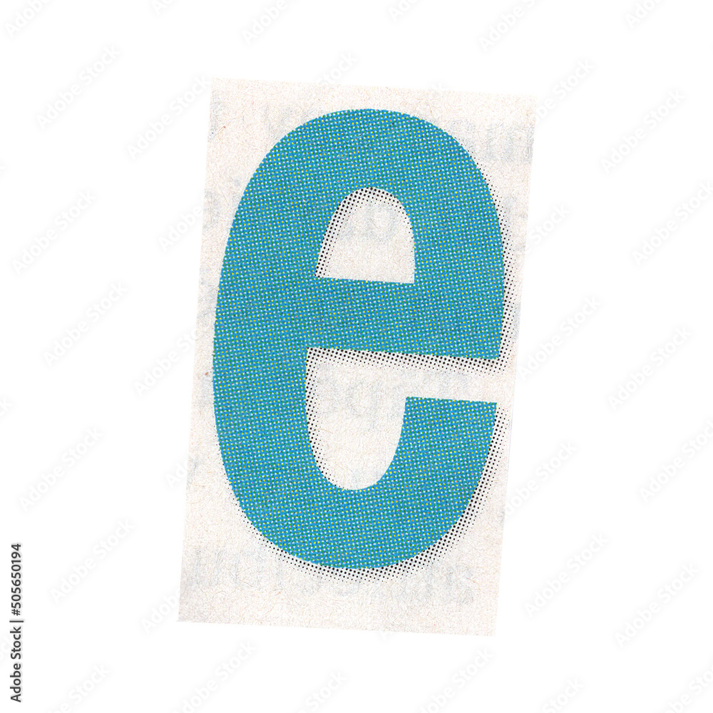 Letter E Magazine Cut-Out Element 23204016 Vector Art at Vecteezy