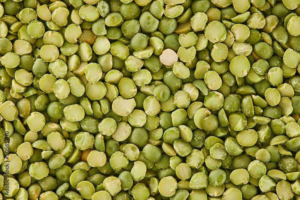 Top view image of grinding green peas natural food background. Top view backdrop. Top view image of grinding green peas natural food background. Top view backdrop.
