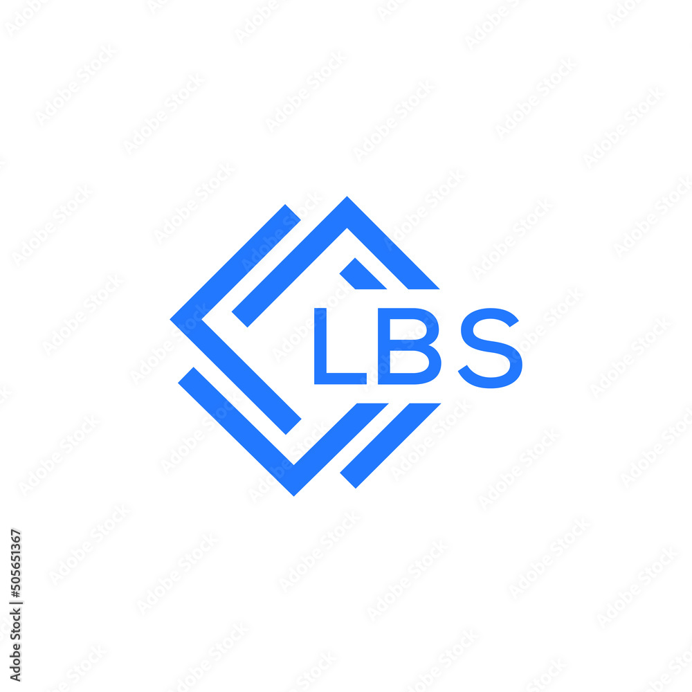 LBS technology letter logo design on white  background. LBS creative initials technology letter logo concept. LBS technology letter design.
