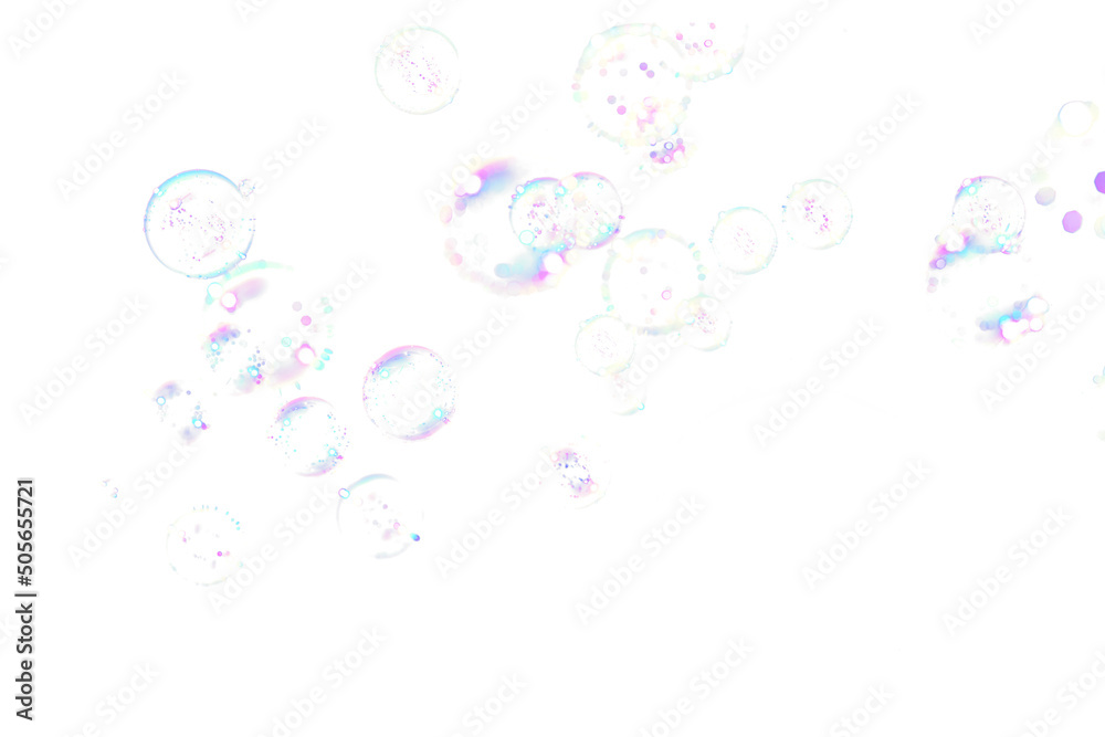 Bubbles Photoshop Overlays: Realistic Soap air bubbles Photo effect, Photo Overlays, png - obrazy, fototapety, plakaty 