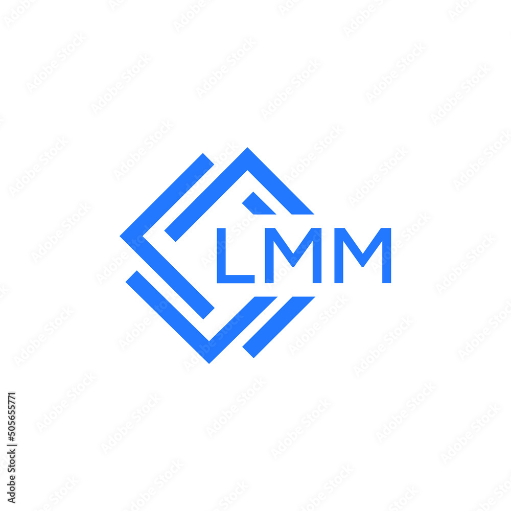 LMM technology letter logo design on white  background. LMM creative initials technology letter logo concept. LMM technology letter design.