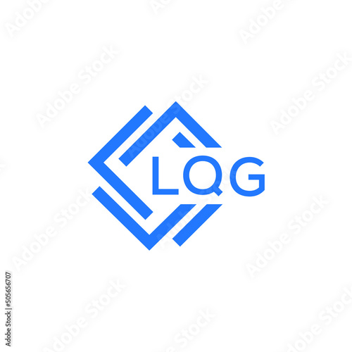LQG technology letter logo design on white  background. LQG creative initials technology letter logo concept. LQG technology letter design.