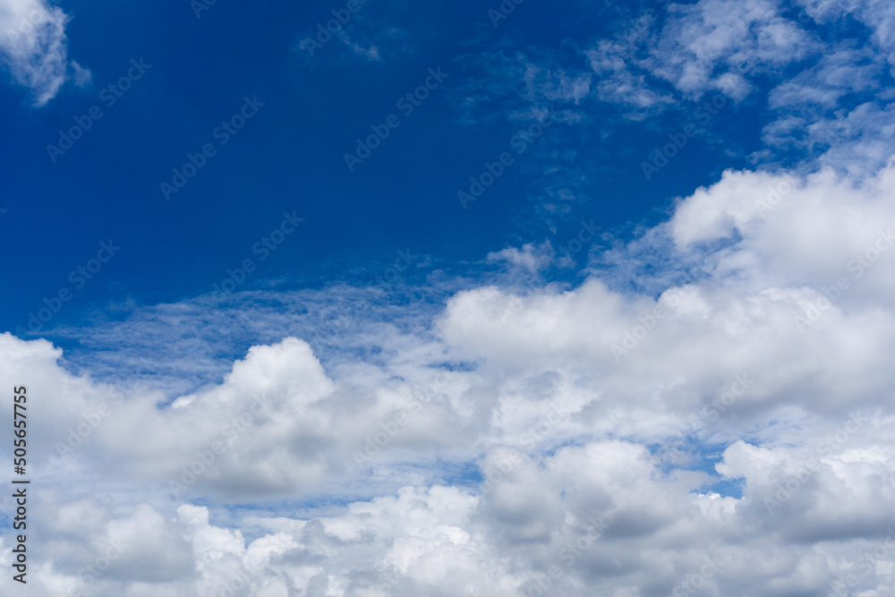Different shapes of white clouds forming on the blue skies of Uttarakhand India . Different shapes of white clouds forming on the blue skies of Uttarakhand India .
