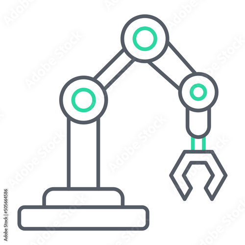 Robotic Arm Icon Design