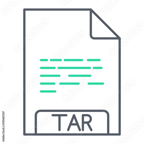 TAR File Format Icon Design