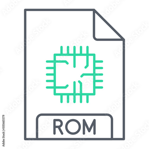 ROM File Format Icon Design