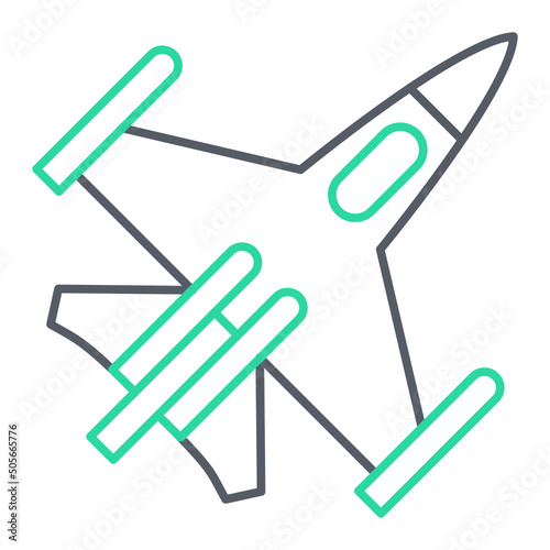 Fighter Jet Icon Design