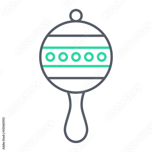 Rattle Icon Design