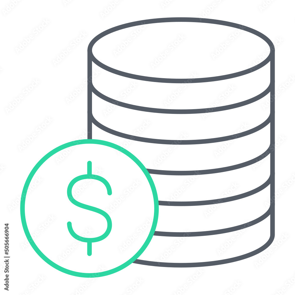 Coins Icon Design Coins Icon Design