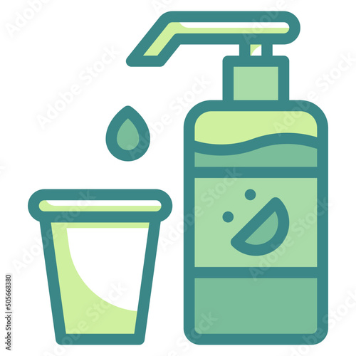 syrup blue line icon