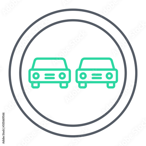 Overtaking Icon Design