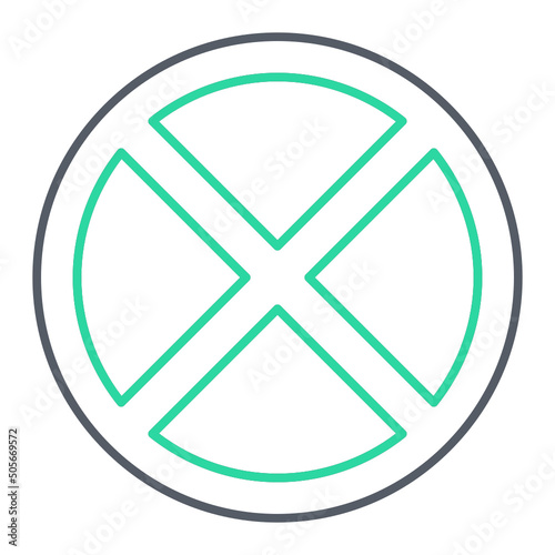 No Stopping Icon Design